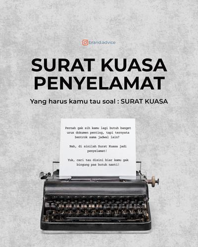 Post: Surat kuasa penyelamat