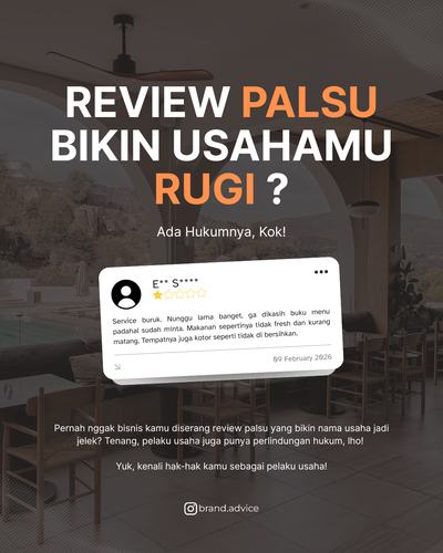 Post: Review palsu bikin usahamu rugi