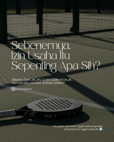 Post: Izin usaha itu sepenting apa sih