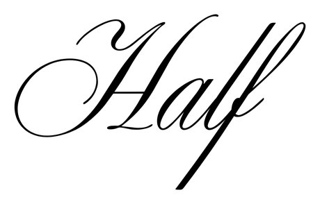 Symphony script letterforms in the wordmark
