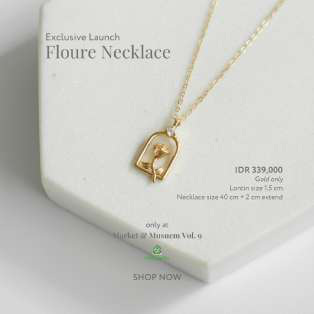 Floure necklace launch post
